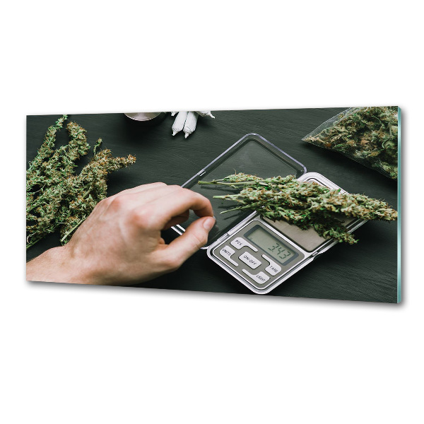 Platte für Küchenrückwand Marihuana-Blüten