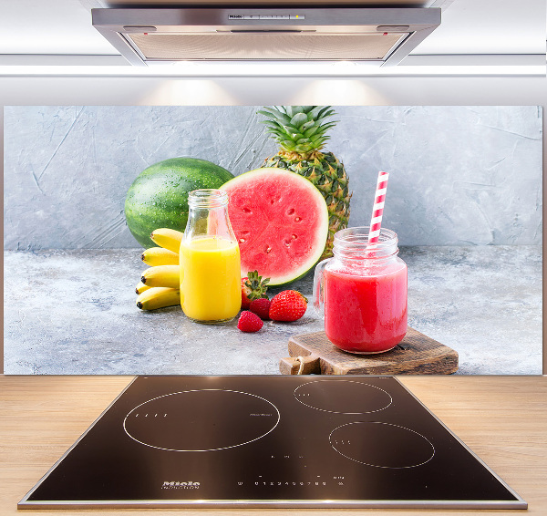 Glasrückwand für die küche Fruchtcocktail