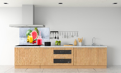 Glasrückwand für die küche Fruchtcocktail