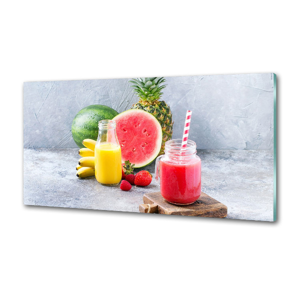 Glasrückwand für die küche Fruchtcocktail