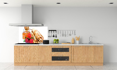 Küchen wandpaneel Leckere Pfannkuchen