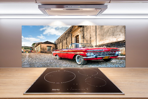 Glasrückwand für die küche Roter Chevrolet