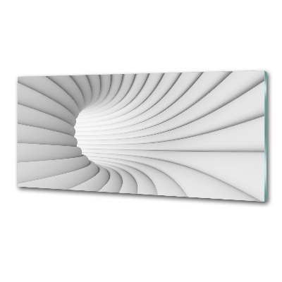 Glasrückwand für die küche Abstrakter Tunnel