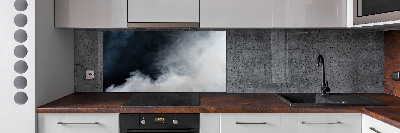 Küchen wandpaneel Weißer Rauch