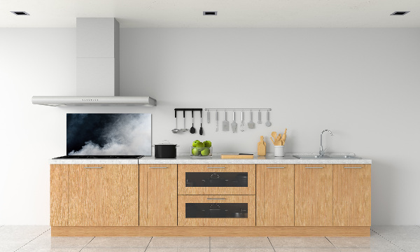 Küchen wandpaneel Weißer Rauch