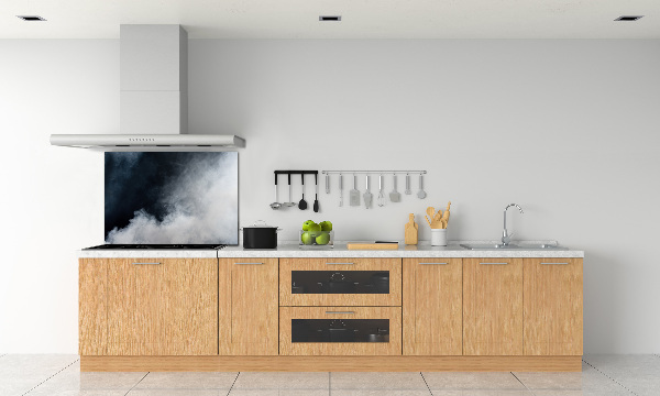 Küchen wandpaneel Weißer Rauch