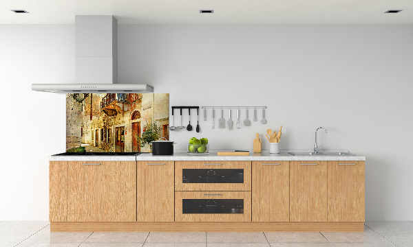 Platte für Küchenrückwand Straßen in Griechenland