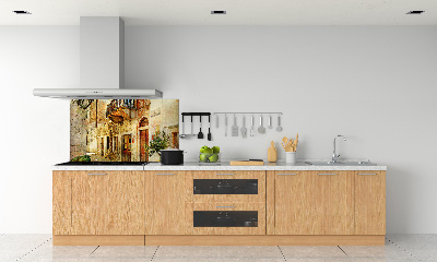 Platte für Küchenrückwand Straßen in Griechenland