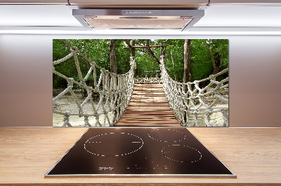 Küchen wandpaneel Seilbrücke