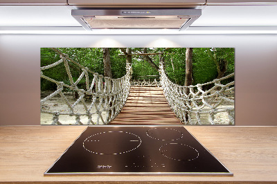 Küchen wandpaneel Seilbrücke