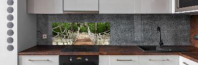 Küchen wandpaneel Seilbrücke