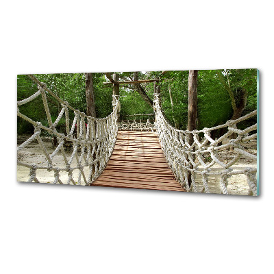 Küchen wandpaneel Seilbrücke