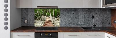 Küchen wandpaneel Seilbrücke