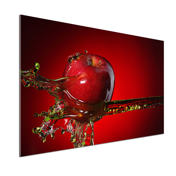 Küchen wandpaneel Apfel und Wasser