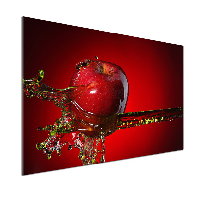 Küchen wandpaneel Apfel und Wasser