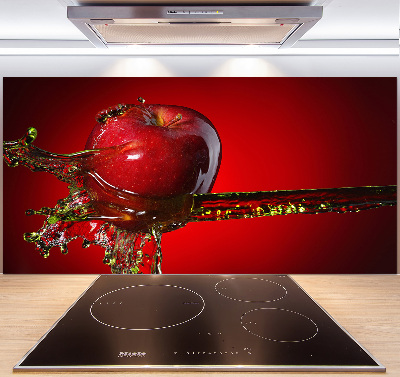 Küchen wandpaneel Apfel und Wasser