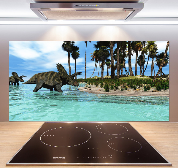 Küchen wandpaneel Dinosaurier