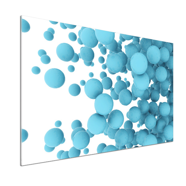 Glasrückwand für die küche Abstrakte Sphären