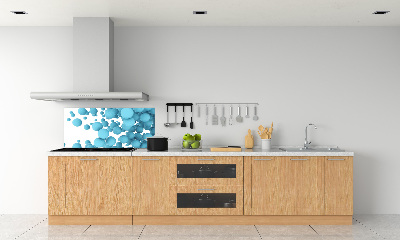 Glasrückwand für die küche Abstrakte Sphären