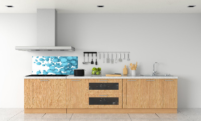 Glasrückwand für die küche Abstrakte Sphären