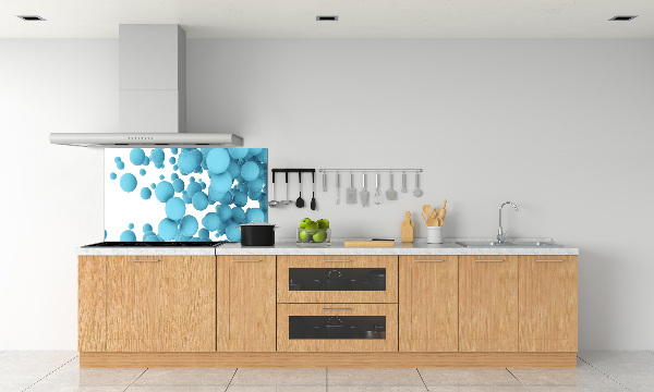 Glasrückwand für die küche Abstrakte Sphären