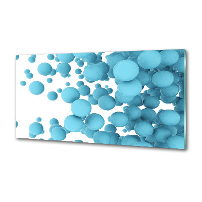 Glasrückwand für die küche Abstrakte Sphären