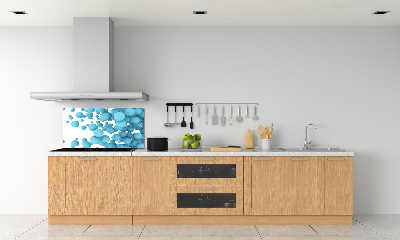 Glasrückwand für die küche Abstrakte Sphären