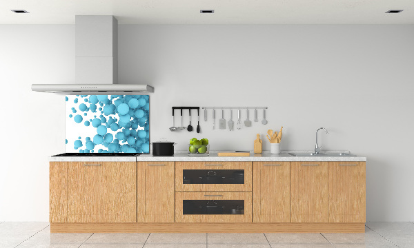 Glasrückwand für die küche Abstrakte Sphären