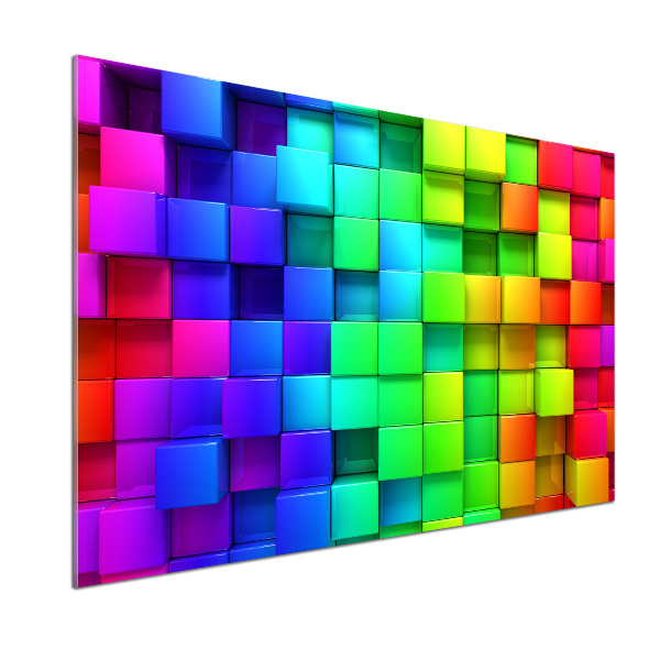 Platte für Küchenrückwand Bunte Schachteln