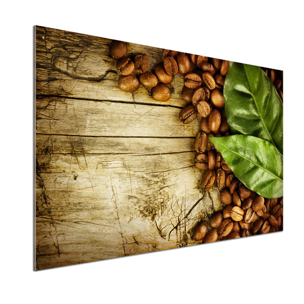 Platte für Küchenrückwand Kaffee und Lorbeerblatt