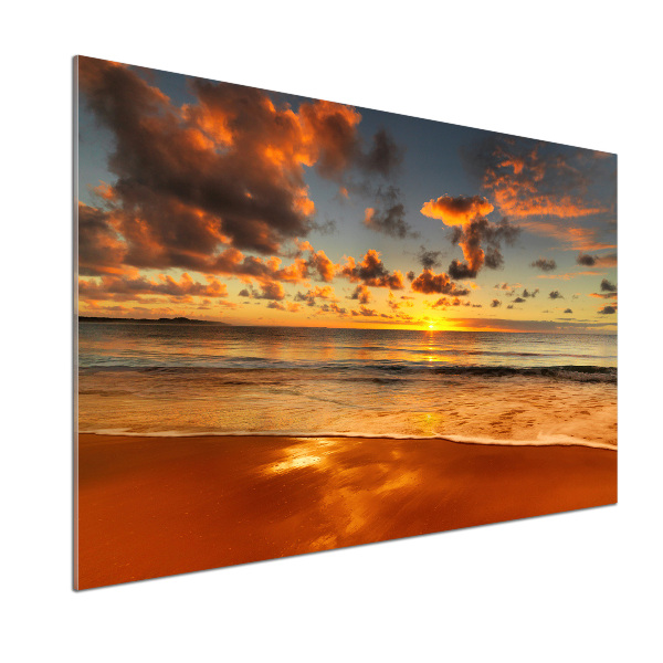 Küchen wandpaneel Sunset Beach