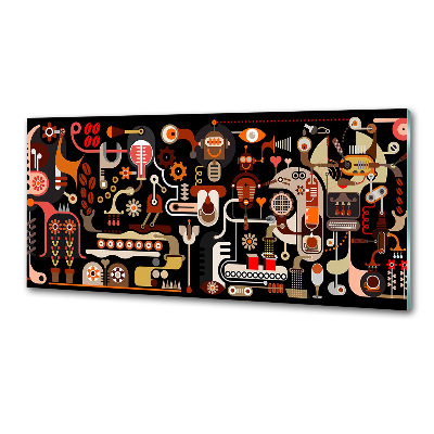 Küchen wandpaneel Kaffeeproduktion