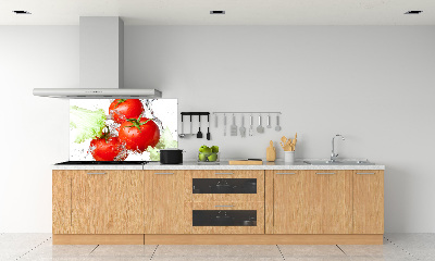 Platte für Küchenrückwand Tomaten und Salat