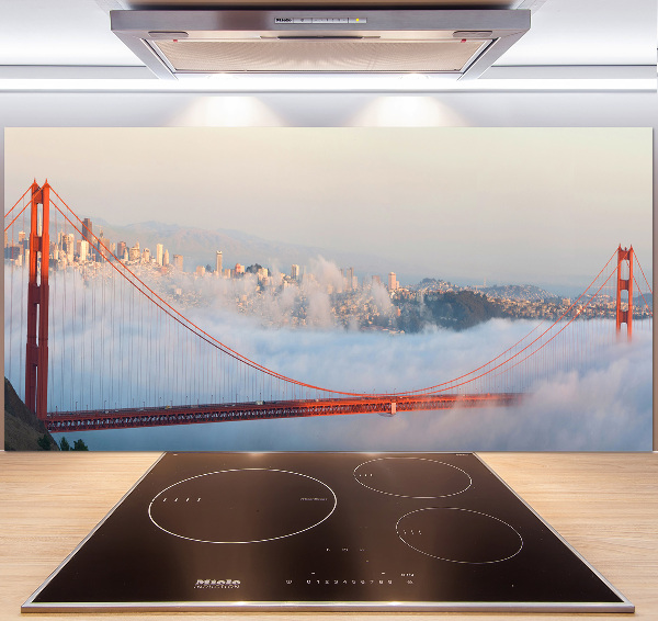 Platte für Küchenrückwand San Francisco Brücke