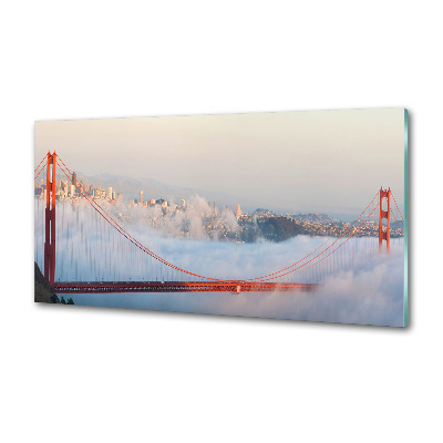 Platte für Küchenrückwand San Francisco Brücke