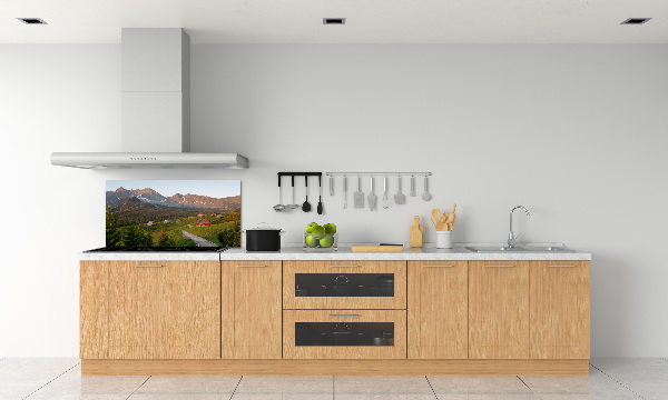 Küchen wandpaneel Eine Lichtung in den Tatra-Bergen