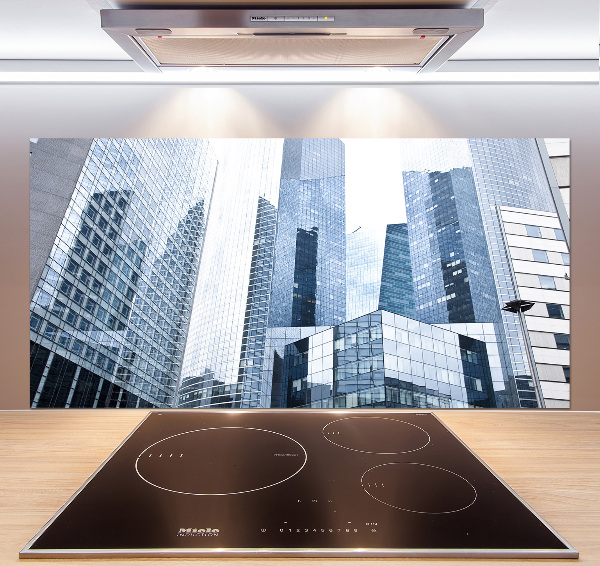 Glasrückwand für die küche Wolkenkratzer