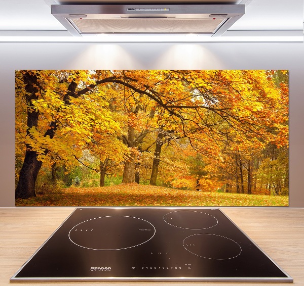 Küchen wandpaneel Herbst im Park