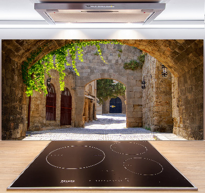 Glasrückwand für die küche Charmante Straßen