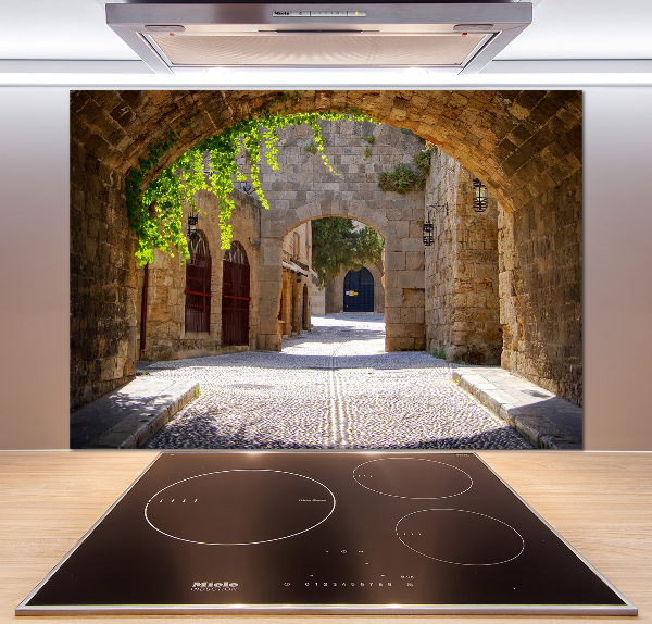 Glasrückwand für die küche Charmante Straßen