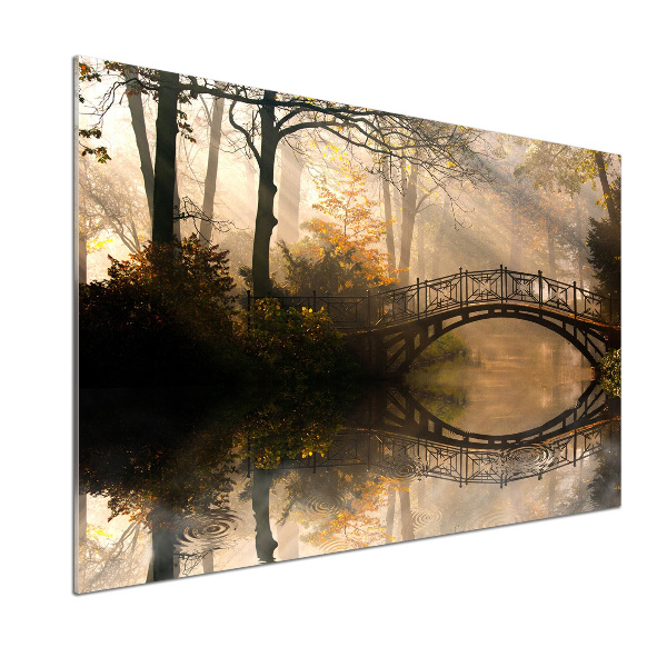 Küchen wandpaneel Alte Brücke im Herbst