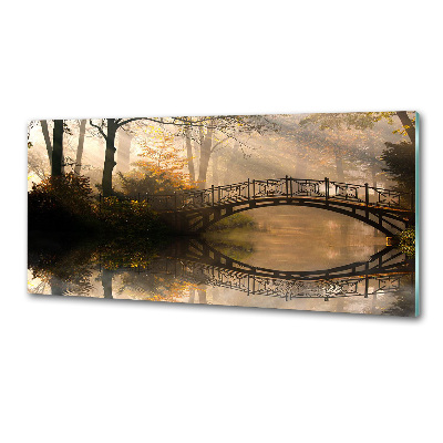 Küchen wandpaneel Alte Brücke im Herbst