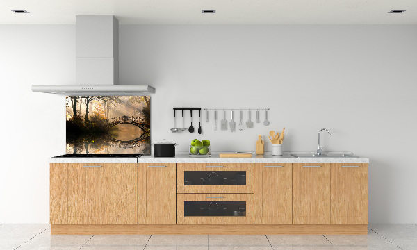 Küchen wandpaneel Alte Brücke im Herbst