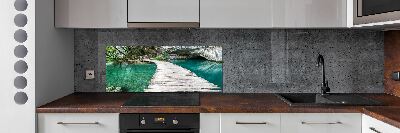 Platte für Küchenrückwand Plitvicer Seen