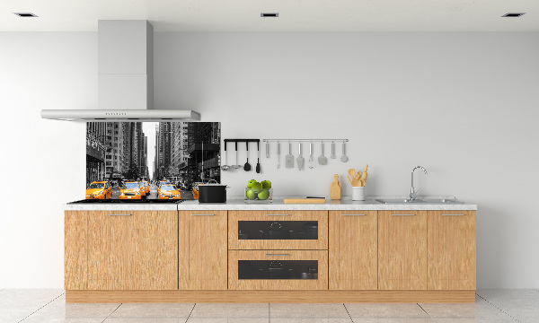 Platte für Küchenrückwand New Yorker Taxis