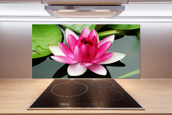 Küchen wandpaneel Seerose