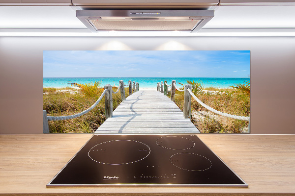 Küchen wandpaneel Weg am Meer