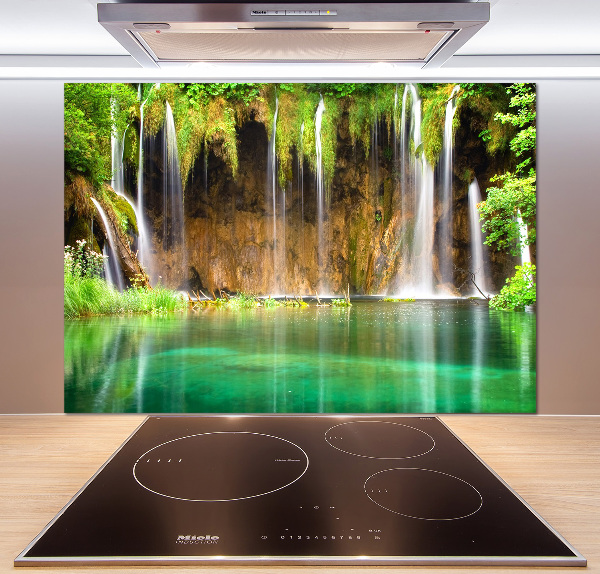 Glasrückwand für die küche Plitvicer Seen