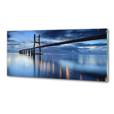 Küchen wandpaneel Beleuchtete Brücke