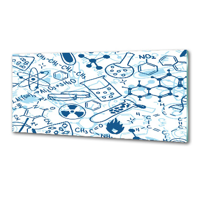 Glasrückwand für die küche Hintergrund in Chemie